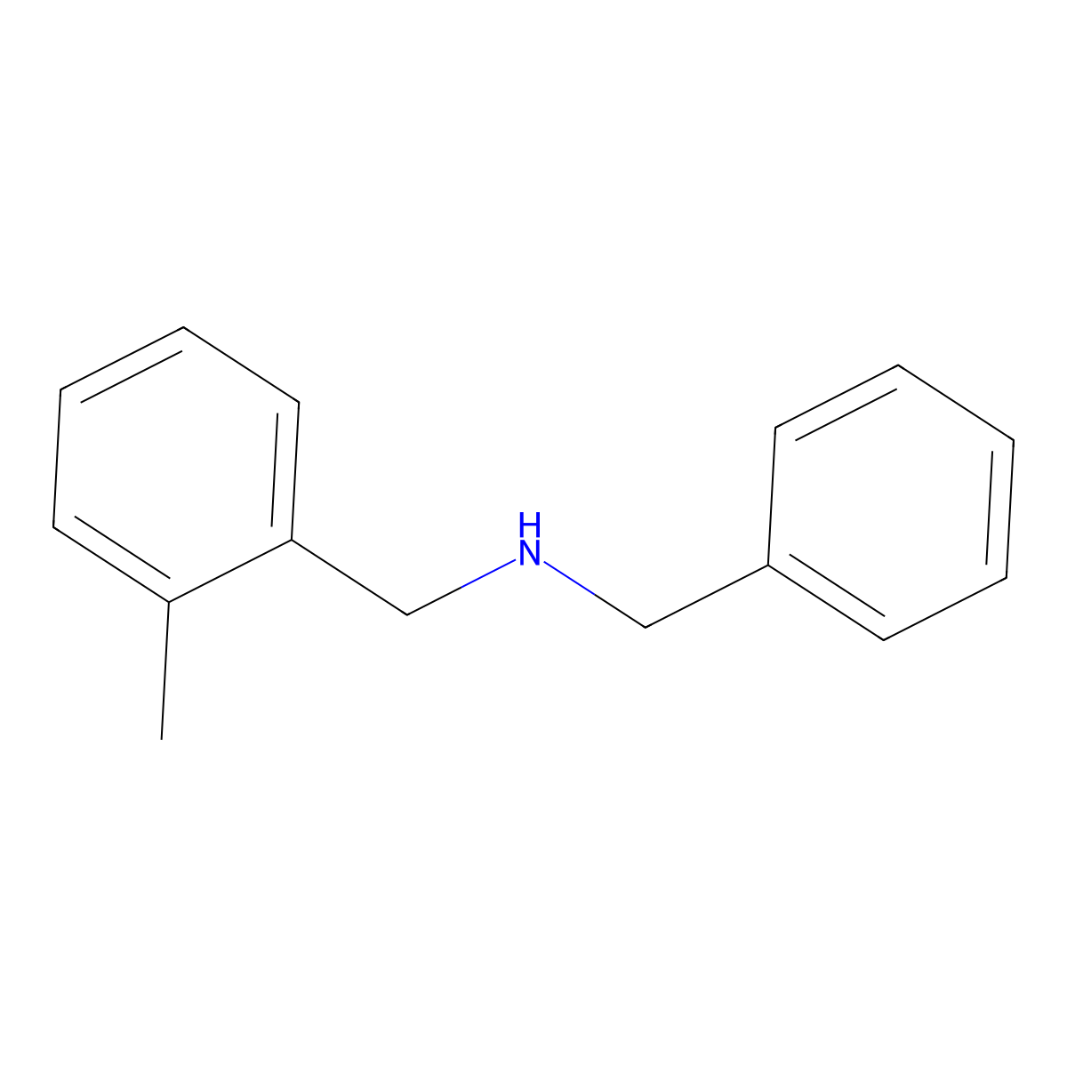 2-Methyl-N-(phenylmethyl)benzenemethanamine molecular structure, CAS 76122-58-2