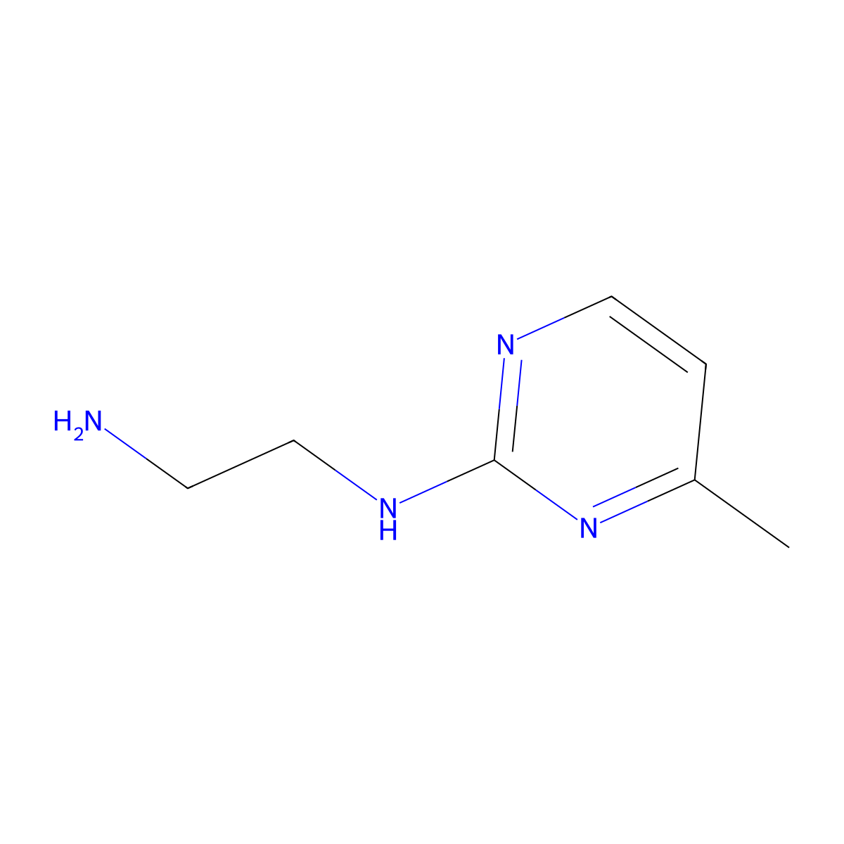 N1-(4-Methylpyrimidin-2-yl)ethane-1,2-diamine molecular structure, CAS 761339-87-1