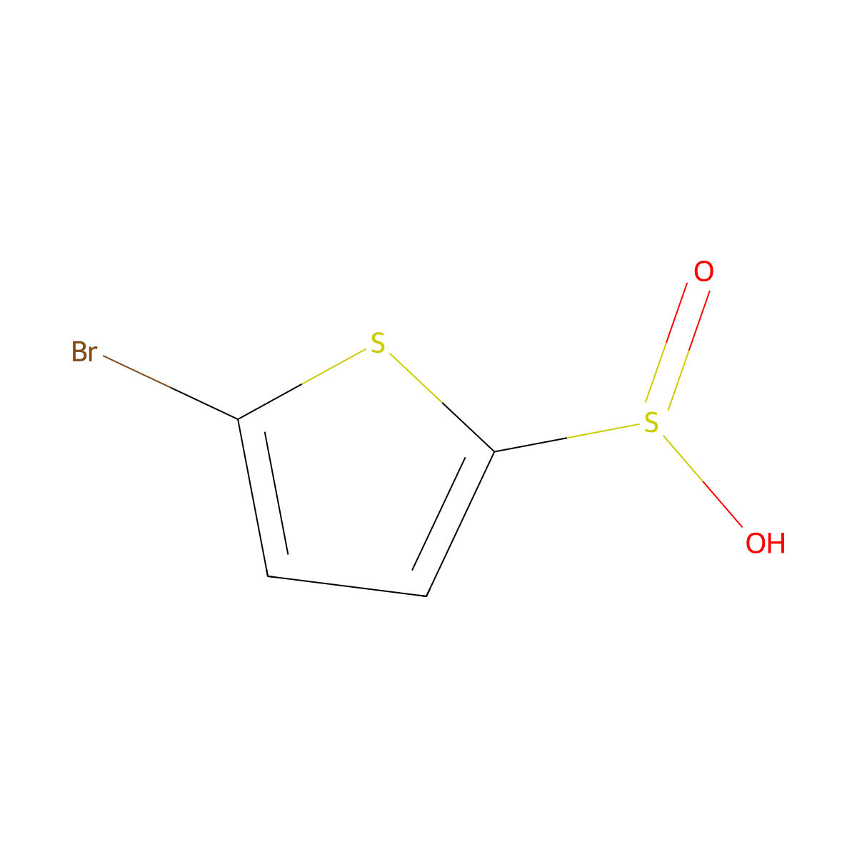 5-Bromothiophene-2-sulfinicacid molecular structure, CAS 761366-66-9
