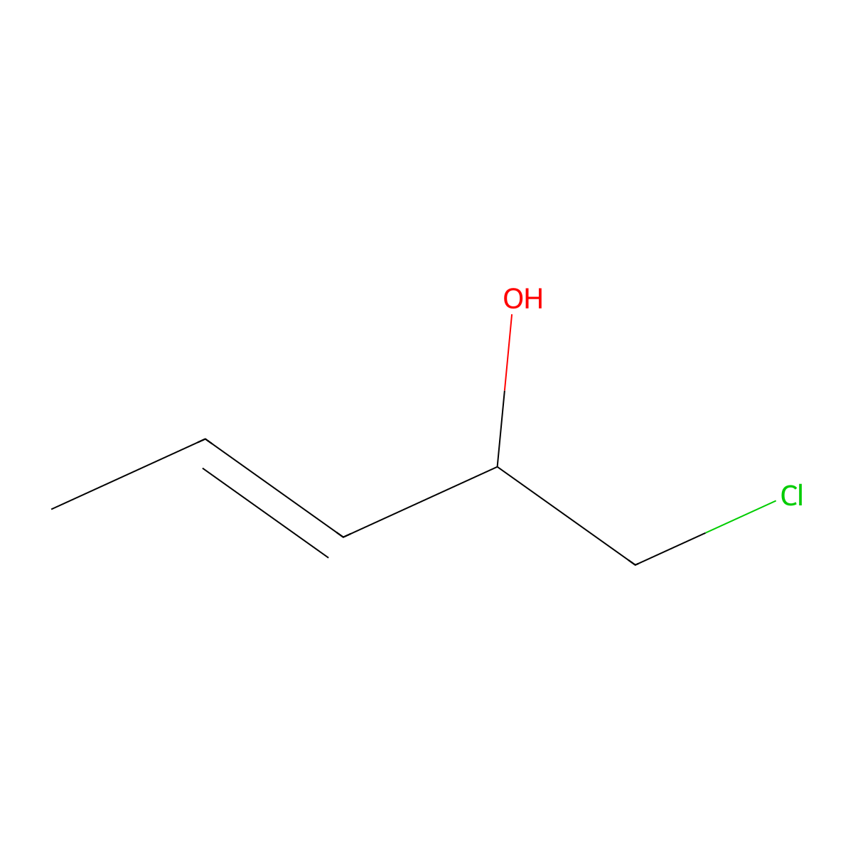 1-Chloropent-3-en-2-ol molecular structure, CAS 76137-47-8