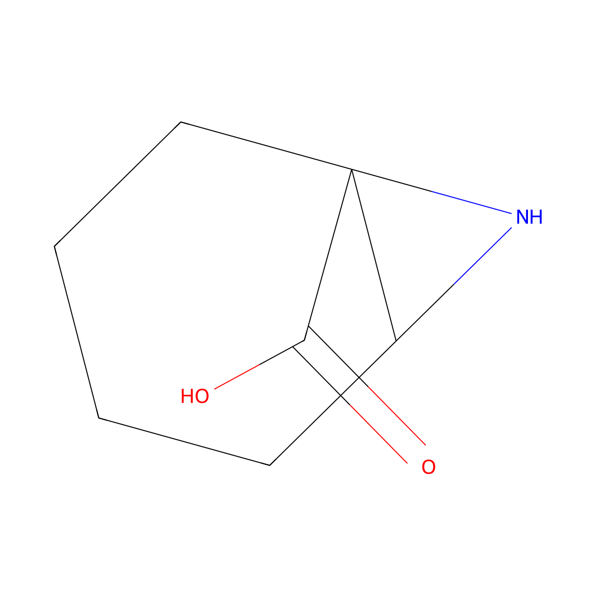 7-Azabicyclo[4.1.0]heptane-1-carboxylic acid molecular structure, CAS 761370-56-3