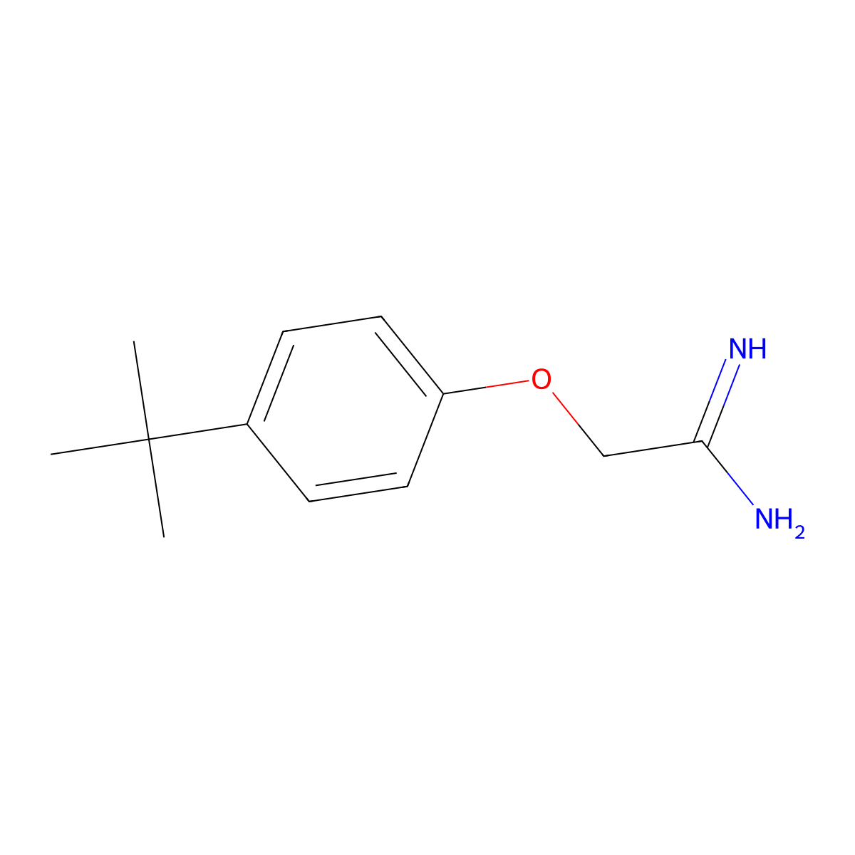 2-(4-(Tert-butyl)phenoxy)acetimidamide molecular structure, CAS 761378-83-0