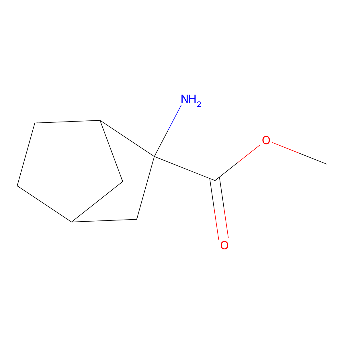 Methyl 2-aminobicyclo[2.2.1]heptane-2-carboxylate molecular structure, CAS 761385-34-6