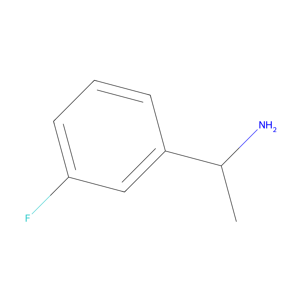(R)-1-(3-fluorophenyl)ethanamine molecular structure, CAS 761390-58-3