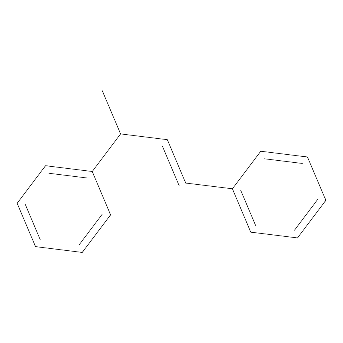 1,3-Diphenyl-1-butene molecular structure, CAS 7614-93-9