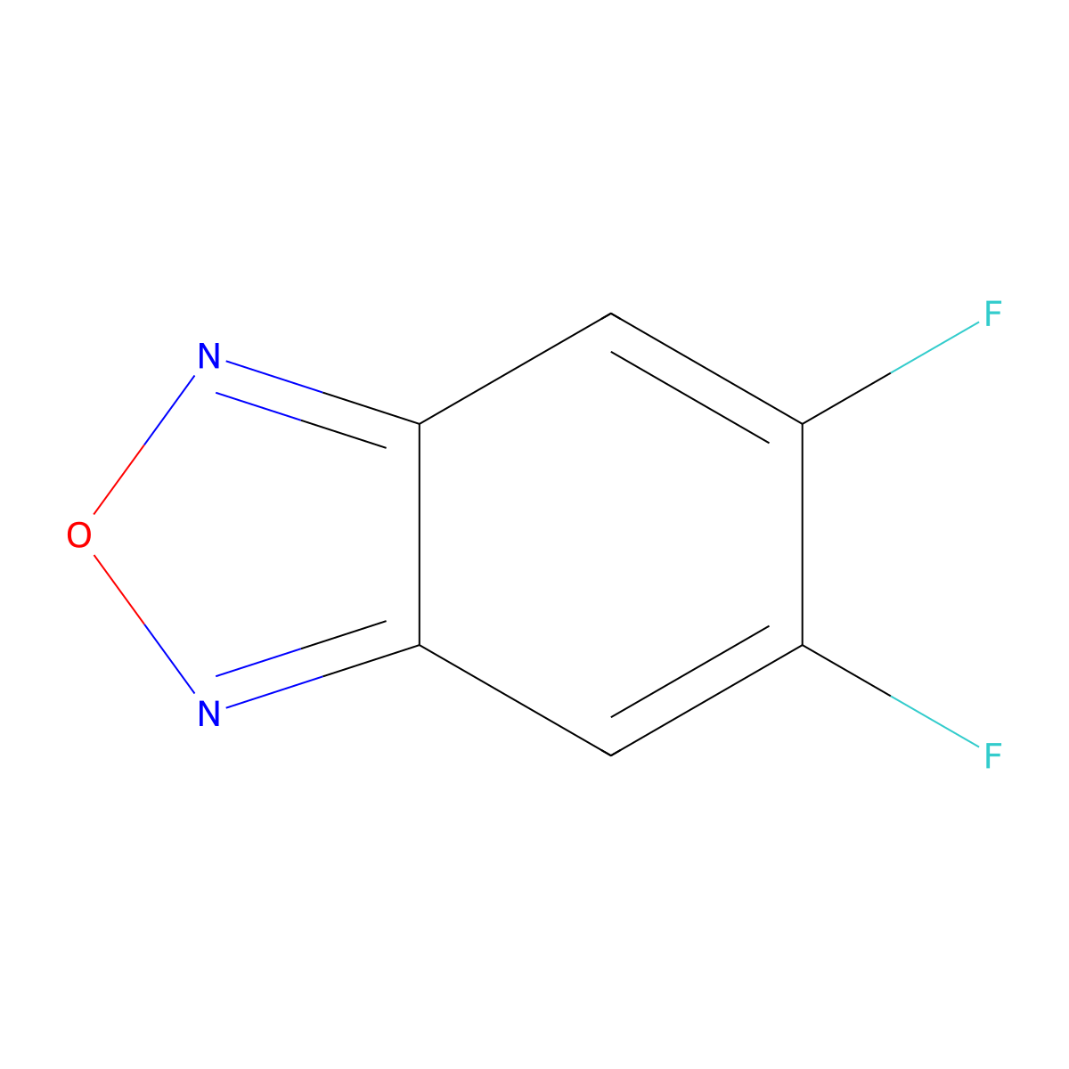 5,6-Difluoro-2,1,3-benzoxadiazole molecular structure, CAS 761427-85-4