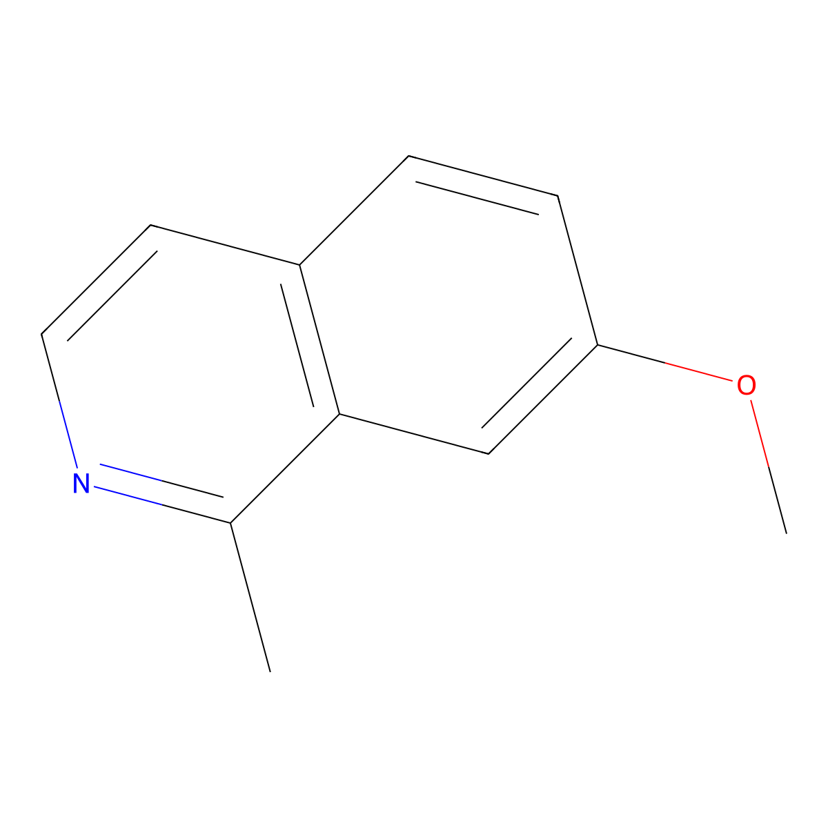 7-Methoxy-1-methylisoquinoline molecular structure, CAS 76143-84-5