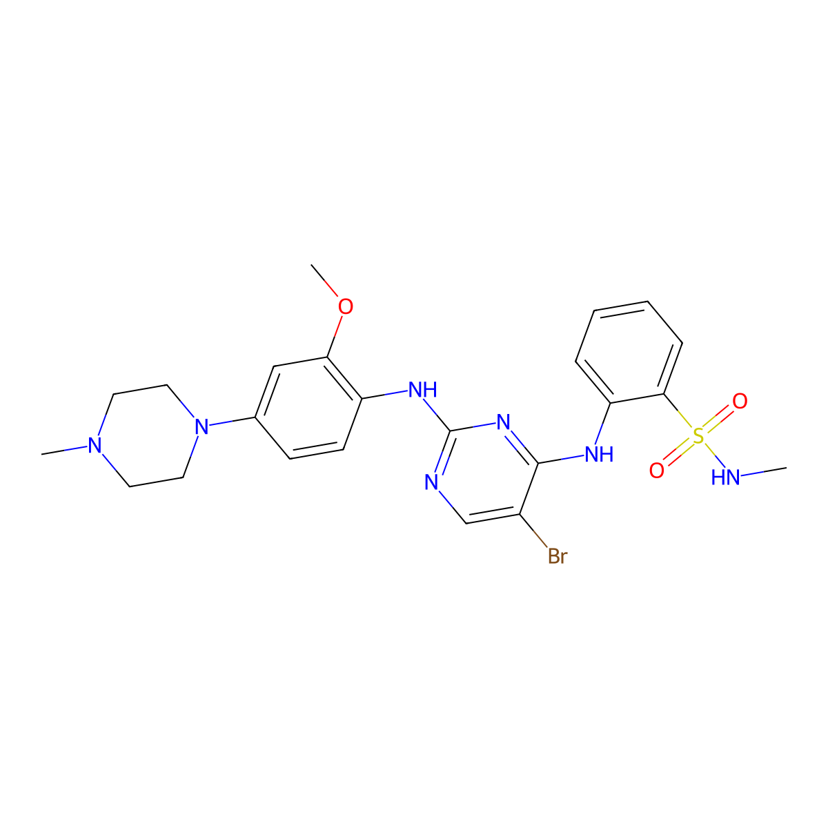 ALK inhibitor 1 molecular structure, CAS 761436-81-1