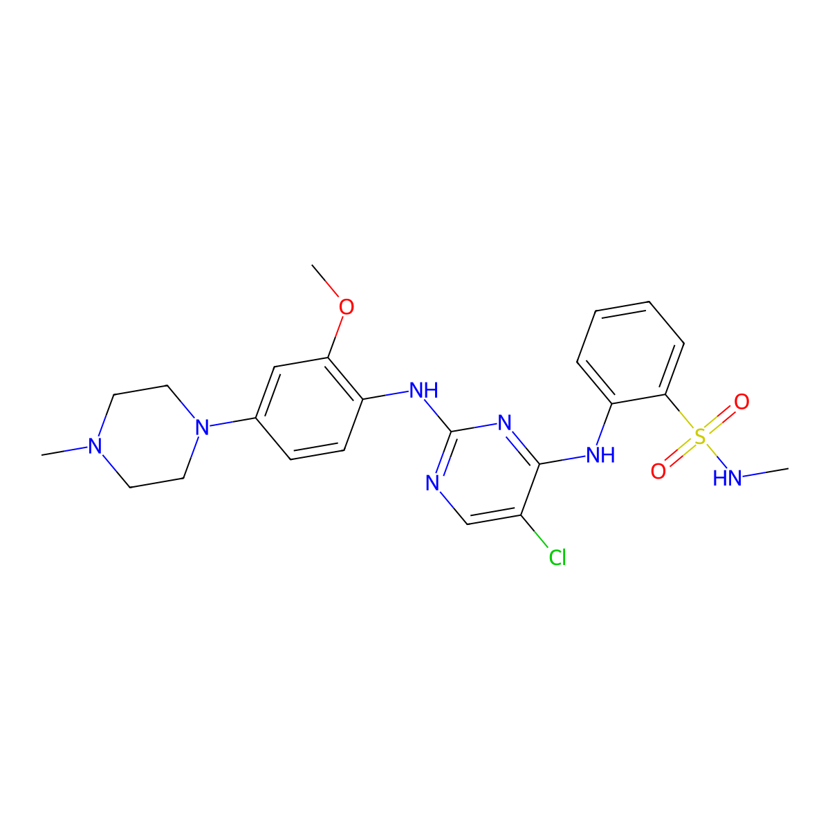 ALK inhibitor 2 molecular structure, CAS 761438-38-4