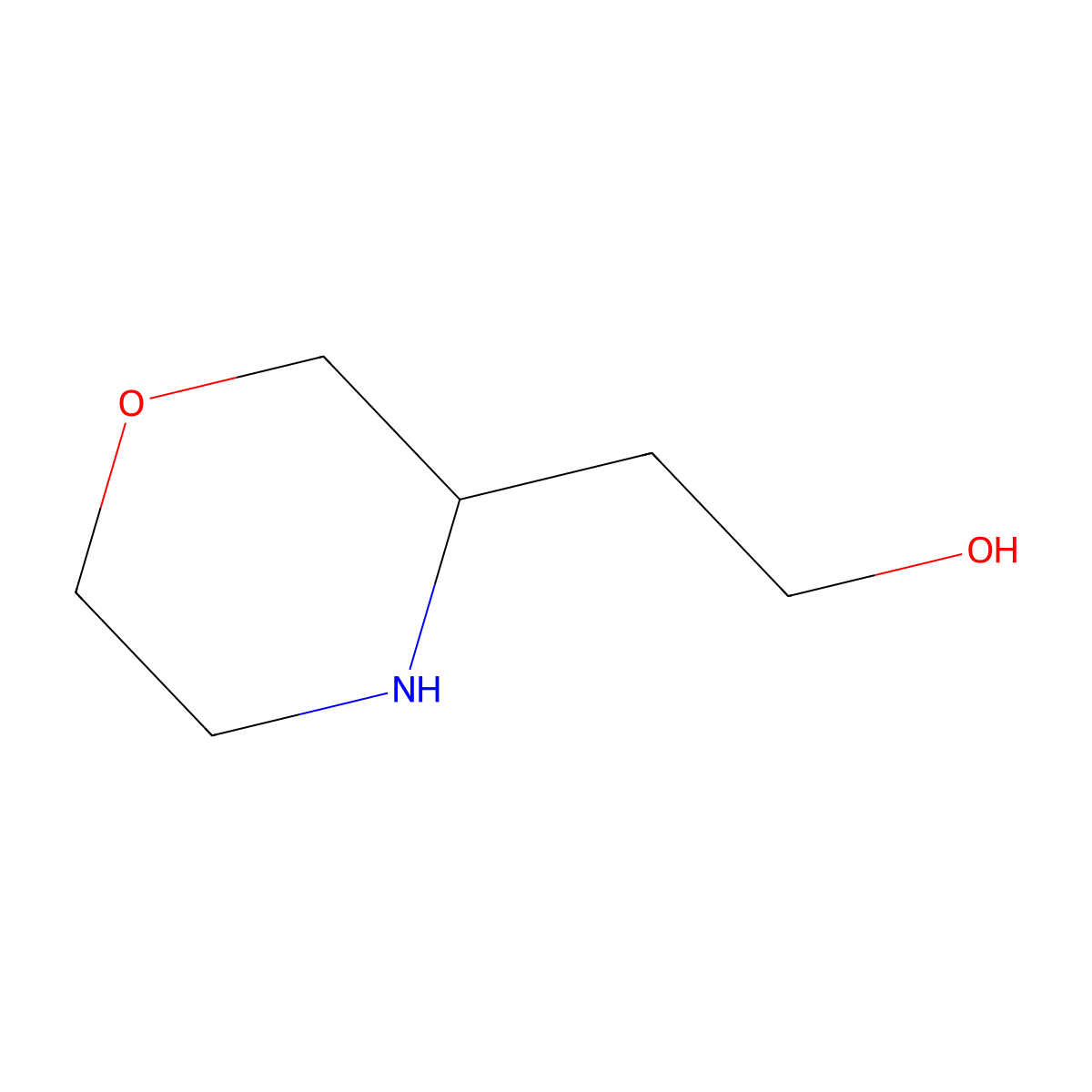(S)-2-(morpholin-3-yl)ethanol molecular structure, CAS 761460-05-3