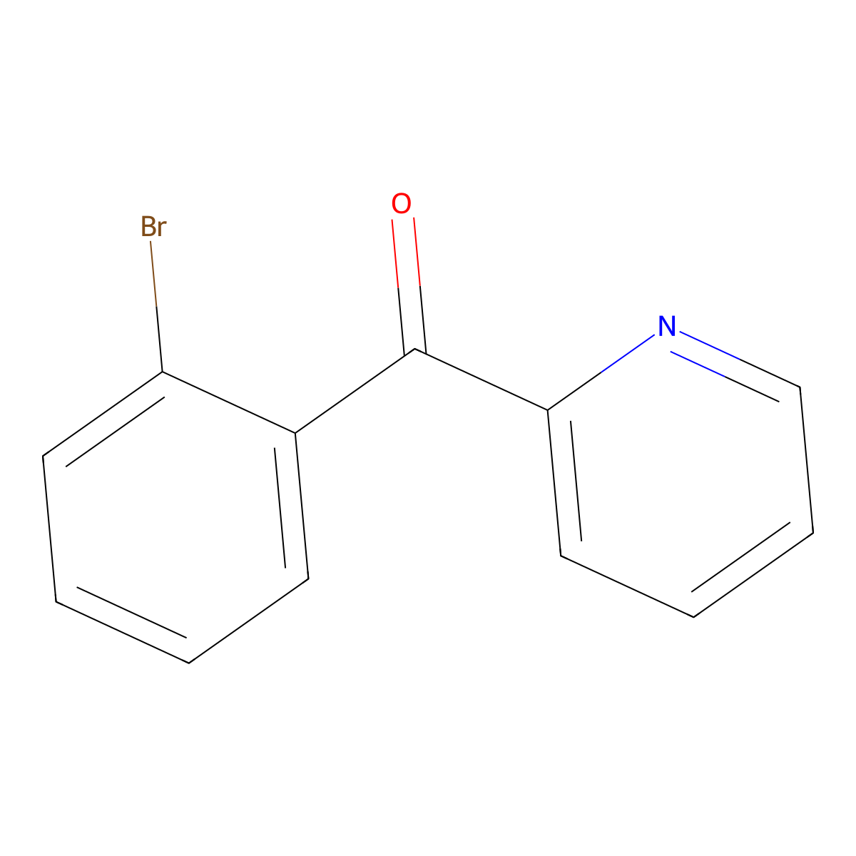 2-(2-Bromobenzoyl)pyridine molecular structure, CAS 76160-34-4