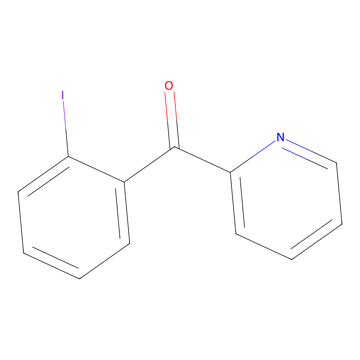 2-(2-Iodobenzoyl)pyridine molecular structure, CAS 76160-35-5