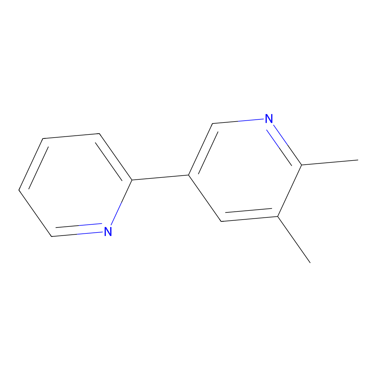 5',6'-Dimethyl-2,3'-bipyridine molecular structure, CAS 76162-94-2