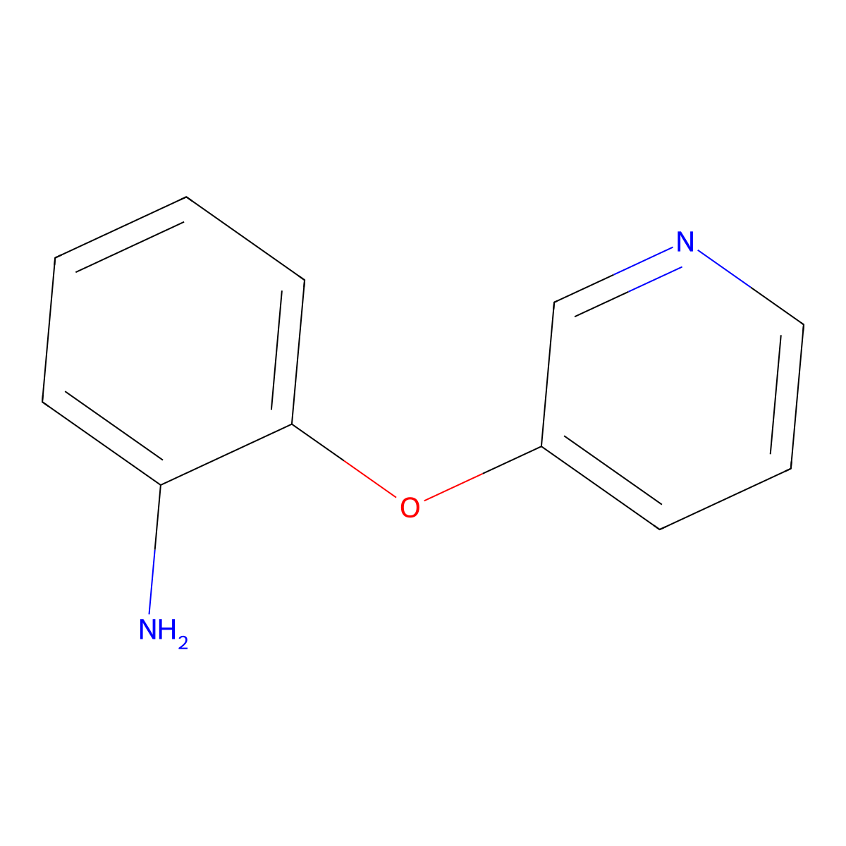 2-(Pyridin-3-Yloxy)Aniline molecular structure, CAS 76167-49-2