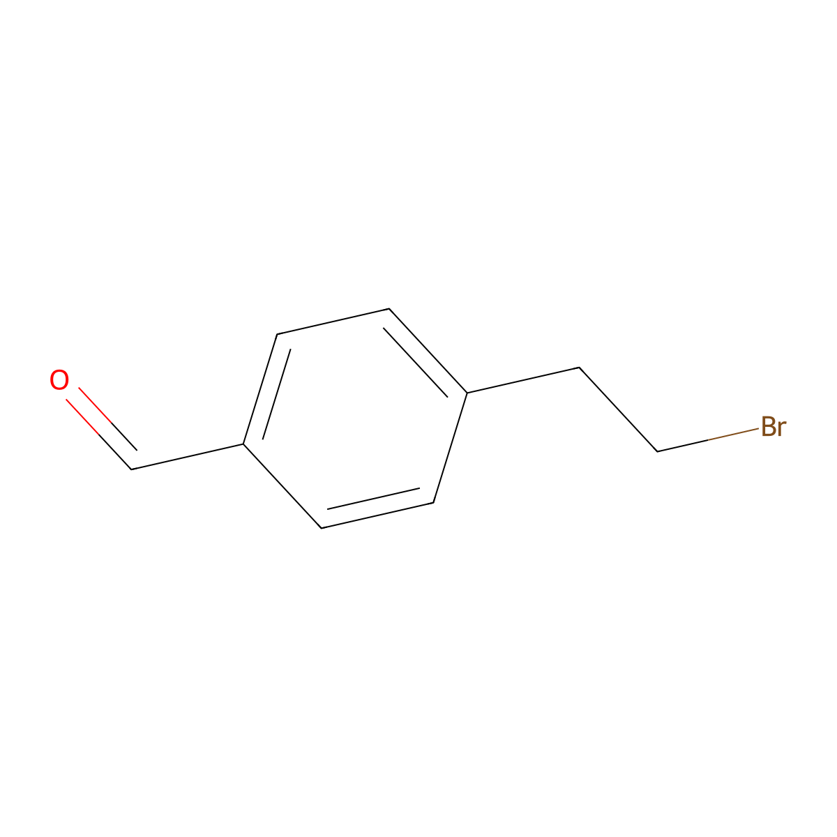 4-(2-Bromoethyl)benzaldehyde molecular structure, CAS 7617-70-1