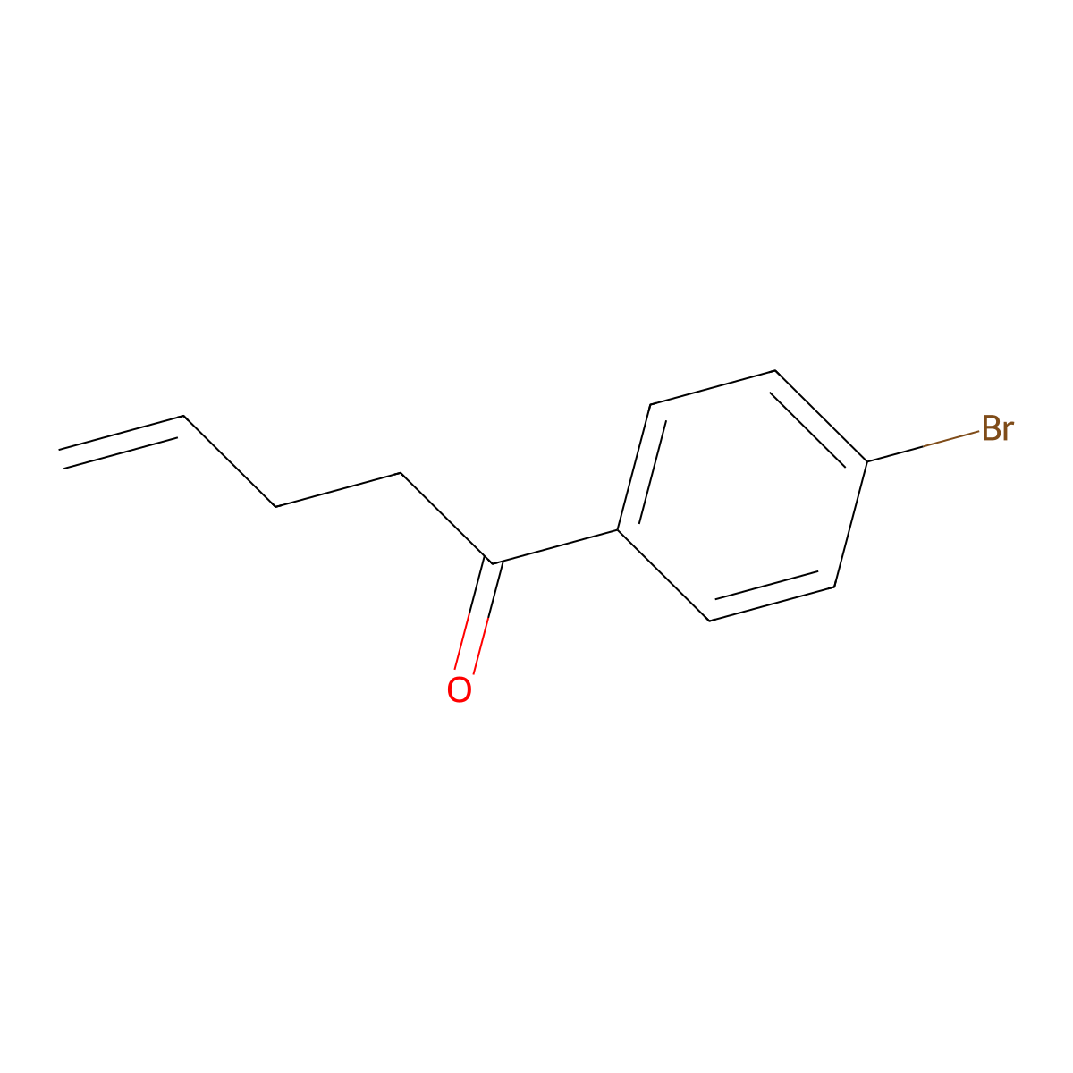 1-(4-Bromophenyl)pent-4-en-1-one molecular structure, CAS 76173-08-5