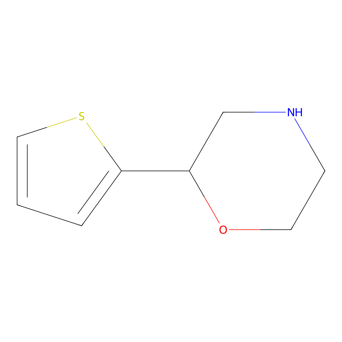 2-(Thiophen-2-yl)morpholine molecular structure, CAS 76175-49-0
