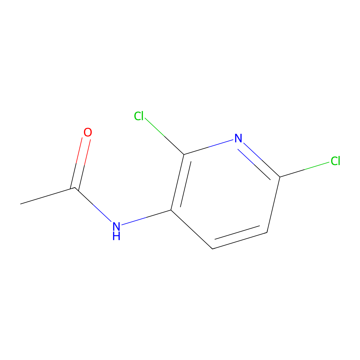 N-(2,6-Dichloropyridin-3-yl)acetamide molecular structure, CAS 76175-82-1