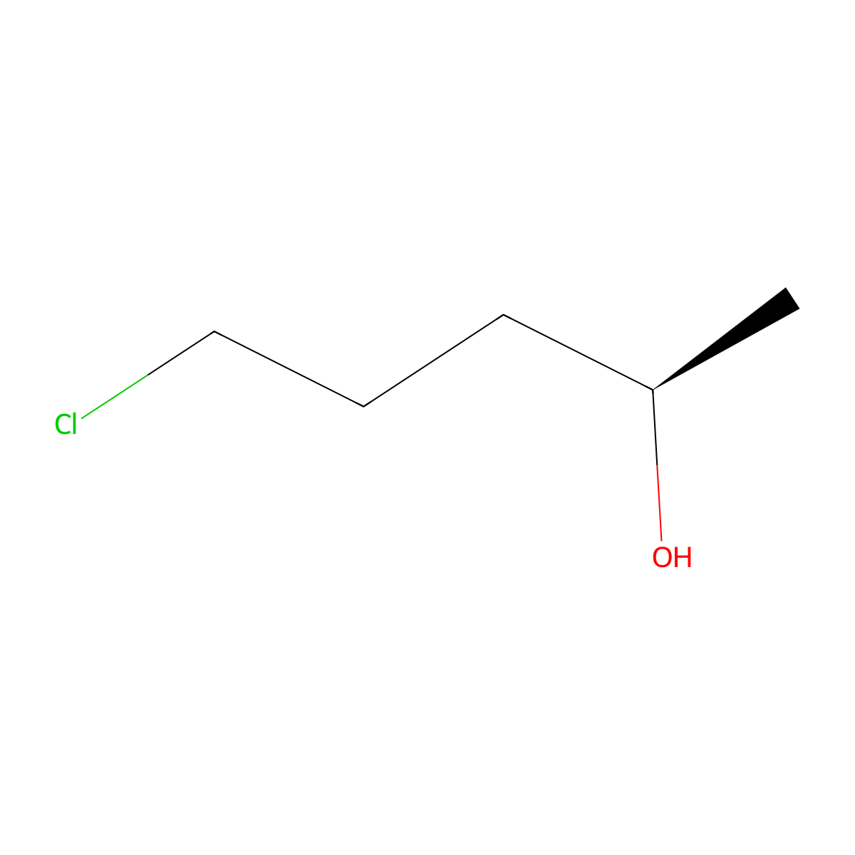 (R)-5-Chloro-2-pentanol molecular structure, CAS 76188-95-9
