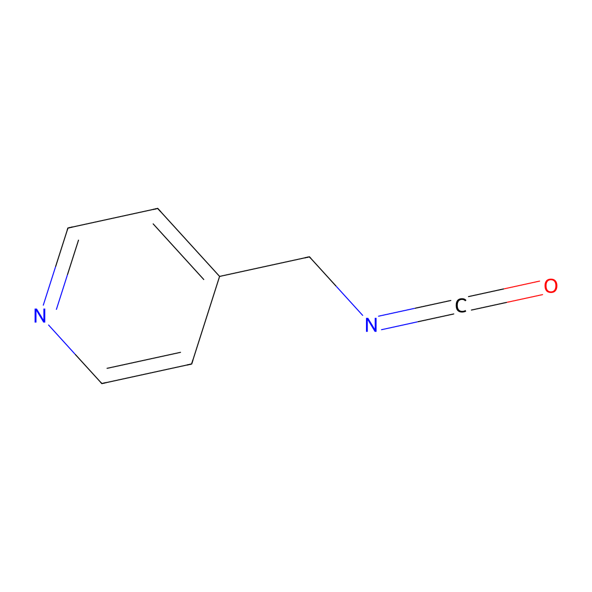 4-(Isocyanatomethyl)pyridine molecular structure, CAS 76197-60-9
