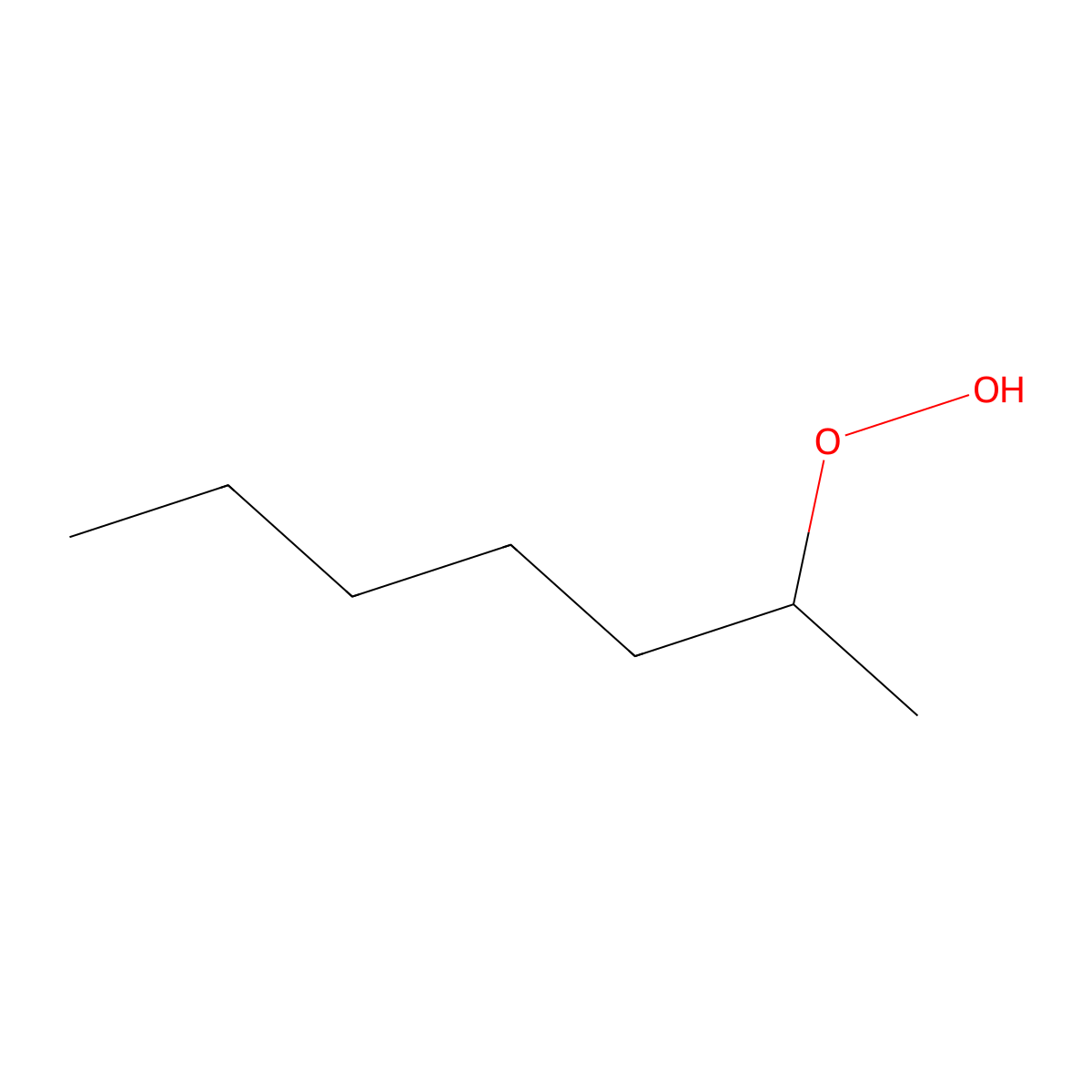 Hydroperoxide, 1-methylhexyl molecular structure, CAS 762-46-9