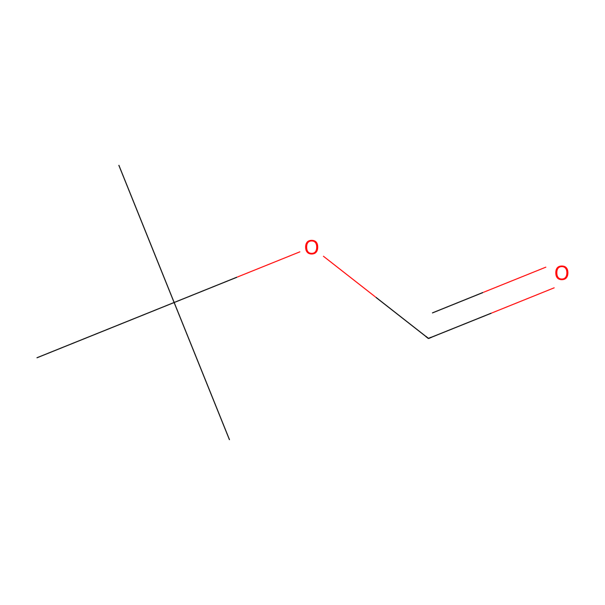 tert-Butyl Formate molecular structure, CAS 762-75-4