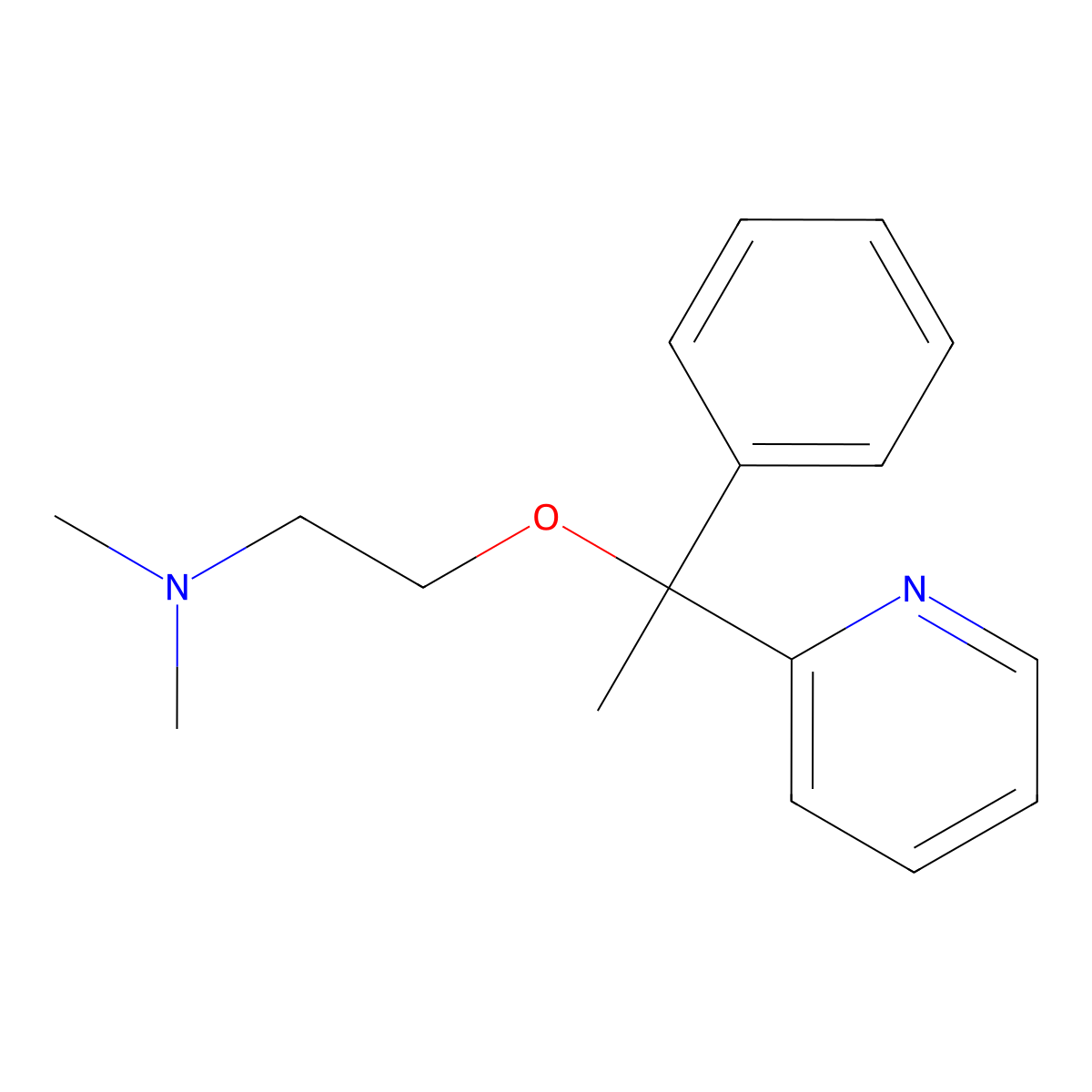 Doxylamine, (S)- molecular structure, CAS 76210-47-4