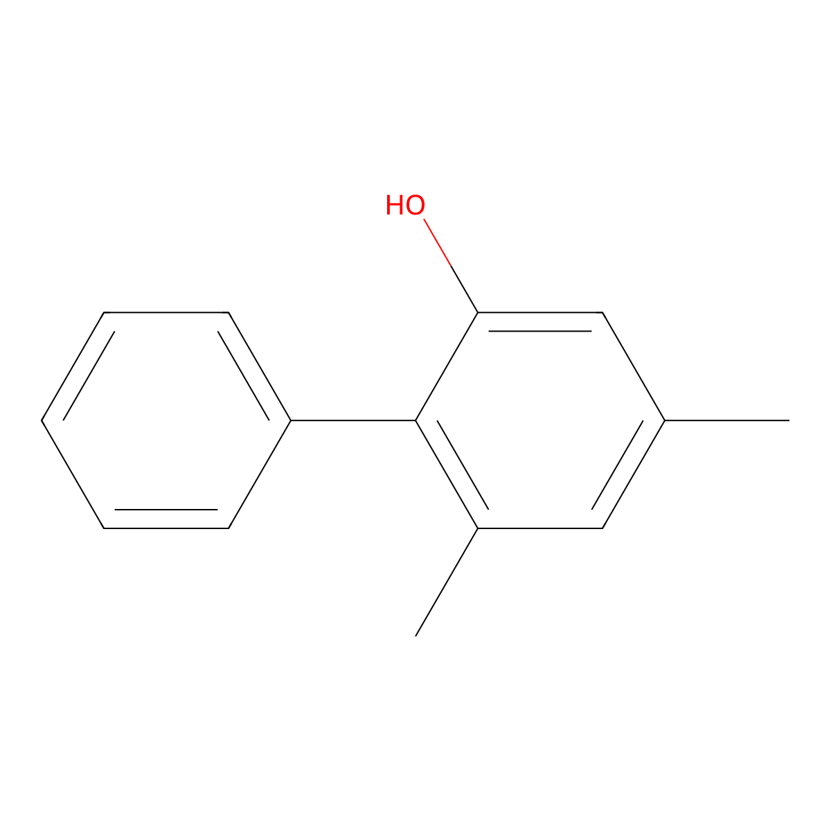 4,6-Dimethyl-[1,1'-biphenyl]-2-ol molecular structure, CAS 76219-34-6