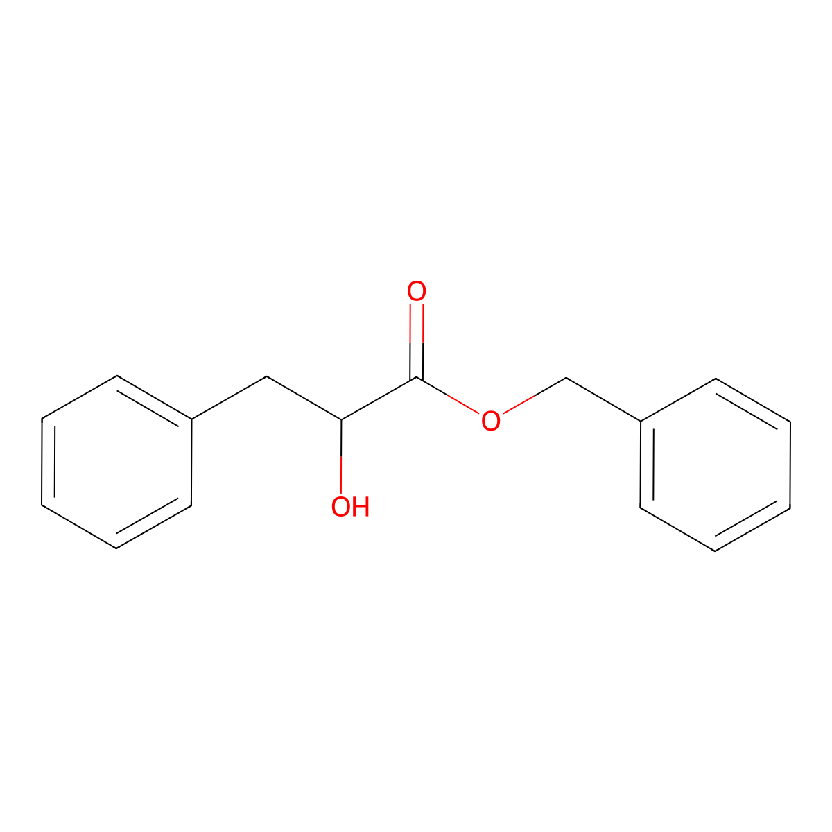 Benzyl (S)-(-)-2-hydroxy-3-phenylpropionate molecular structure, CAS 7622-21-1