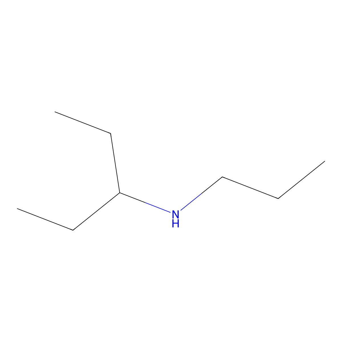 N-Propylpentan-3-amine molecular structure, CAS 762213-03-6