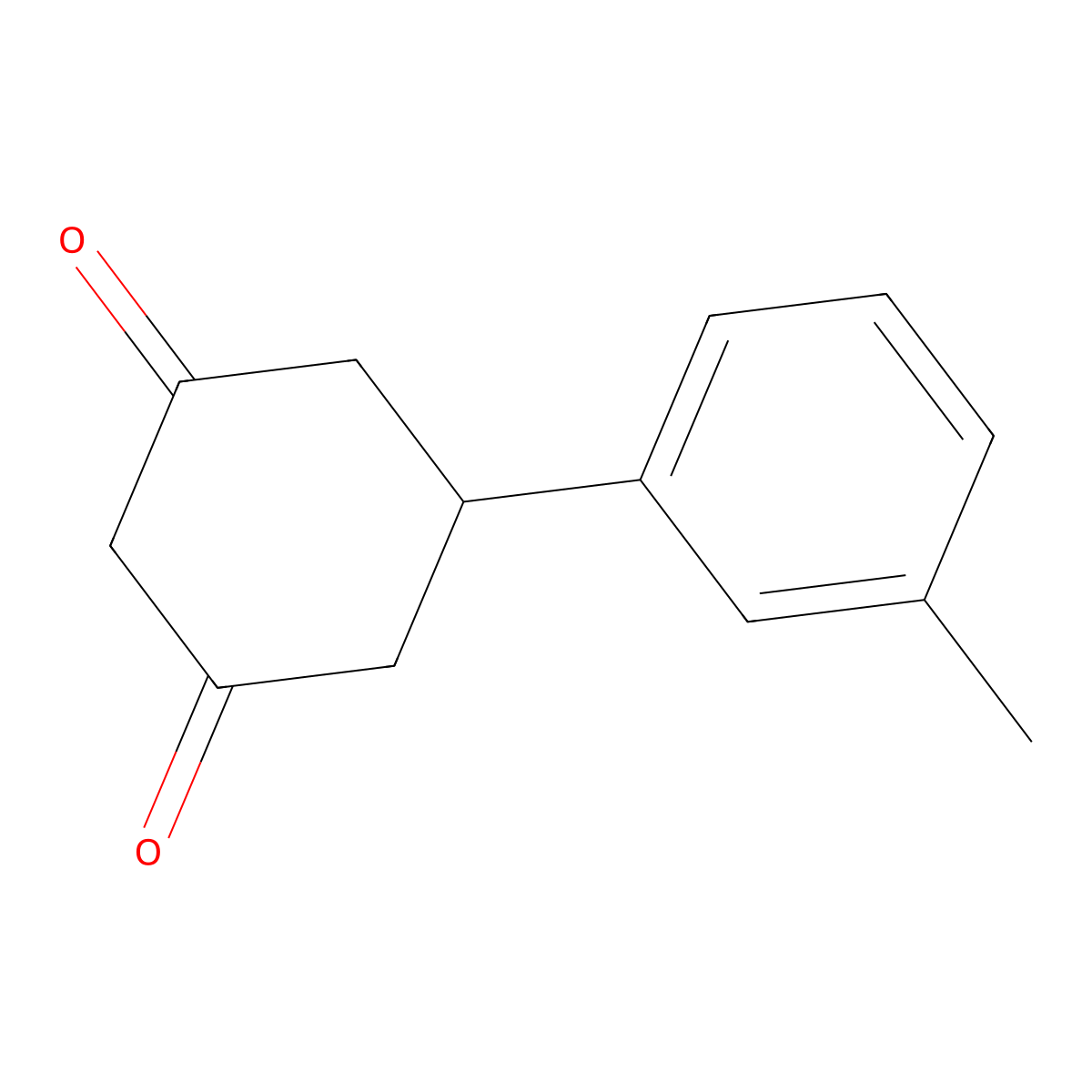 5-(3-Methylphenyl)cyclohexane-1,3-dione molecular structure, CAS 762243-26-5