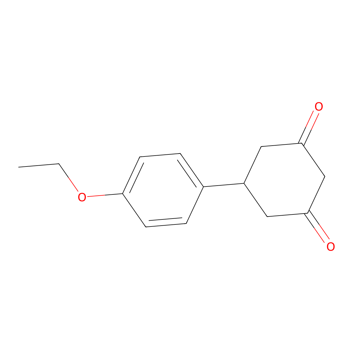 5-(4-Ethoxyphenyl)cyclohexane-1,3-dione molecular structure, CAS 762243-28-7