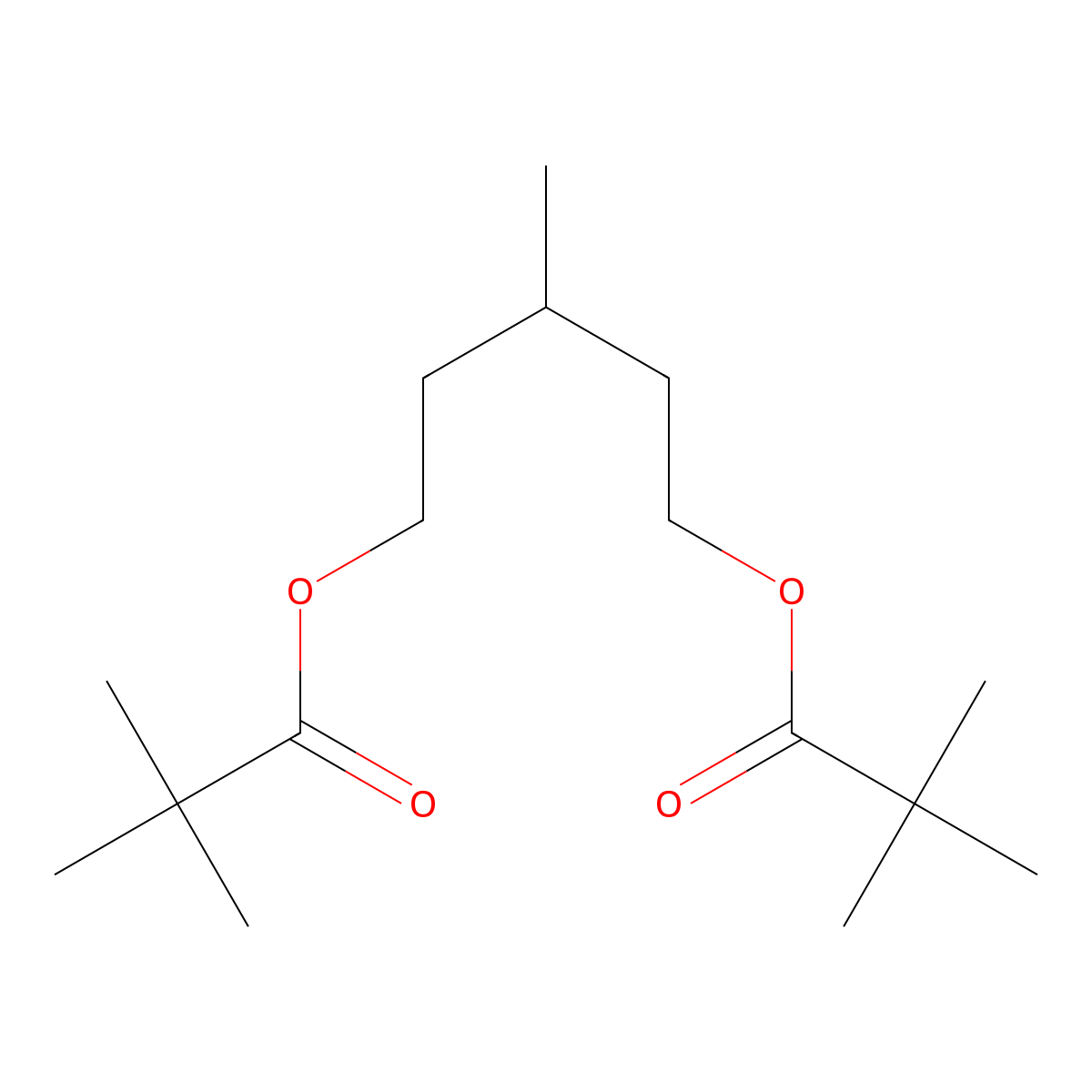 Methylpentanediol dineopentanoate molecular structure, CAS 762268-77-9