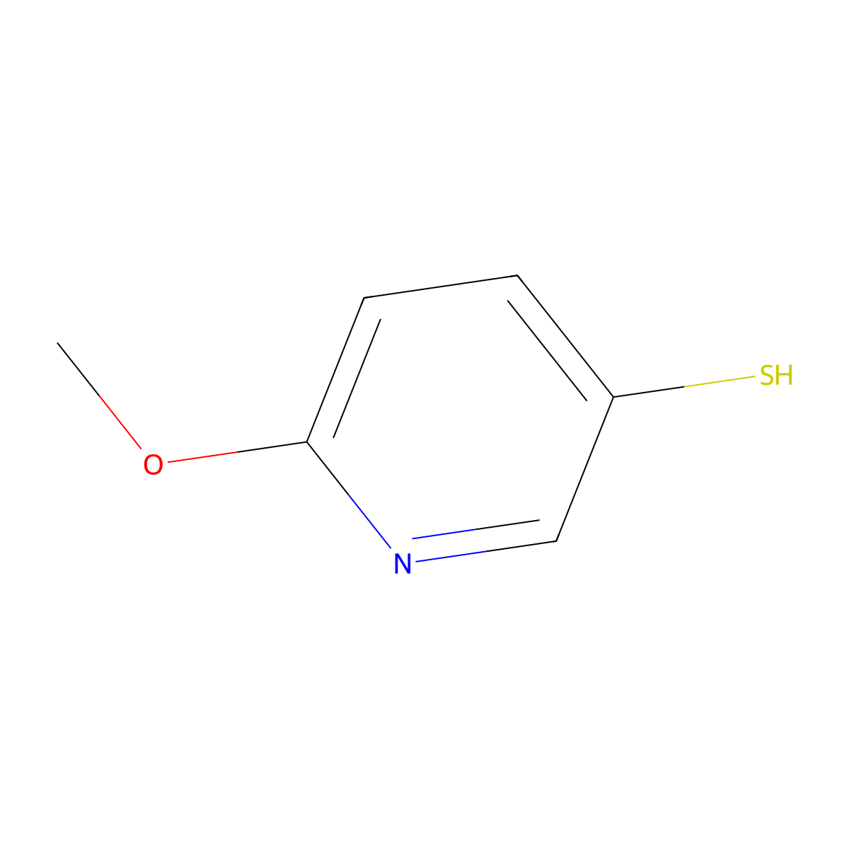 6-Methoxypyridine-3-thiol molecular structure, CAS 762272-63-9