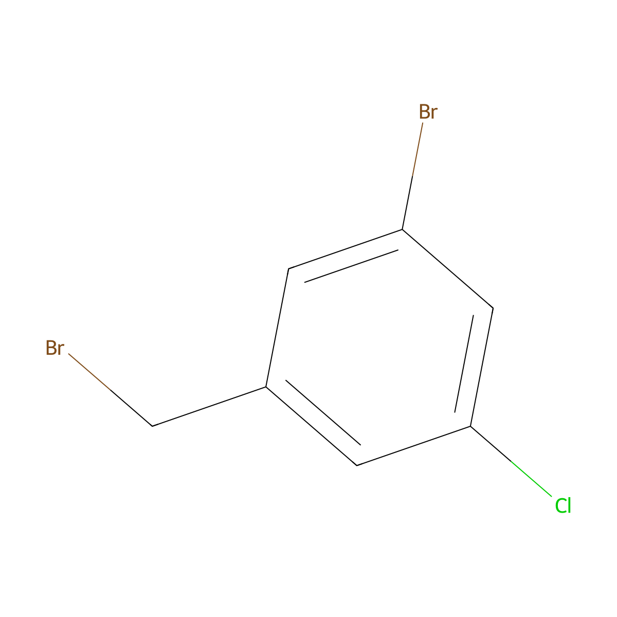 1-Bromo-3-(bromomethyl)-5-chlorobenzene molecular structure, CAS 762292-63-7