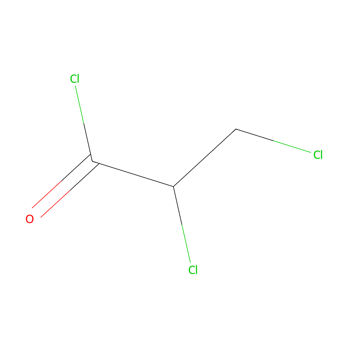 Propanoyl chloride, 2,3-dichloro- molecular structure, CAS 7623-13-4