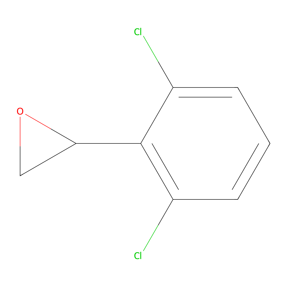 2-(2,6-Dichlorophenyl)oxirane molecular structure, CAS 7623-19-0