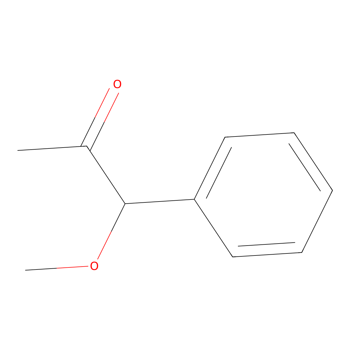 1-Methoxy-1-phenylpropan-2-one molecular structure, CAS 7624-24-0