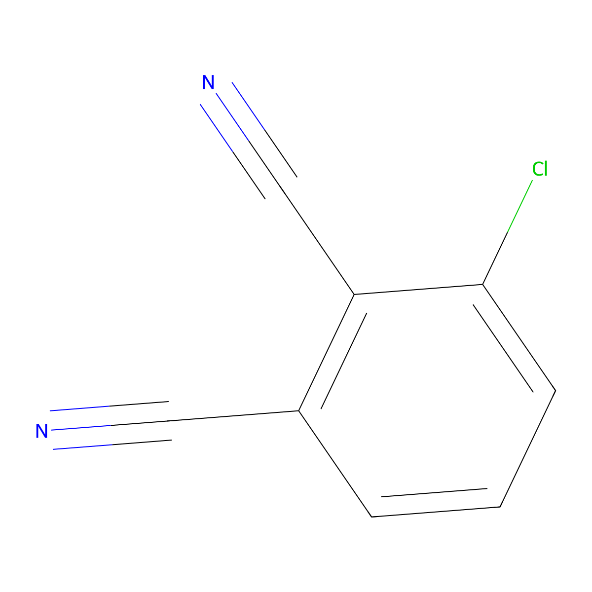 3-Chlorophthalonitrile molecular structure, CAS 76241-79-7