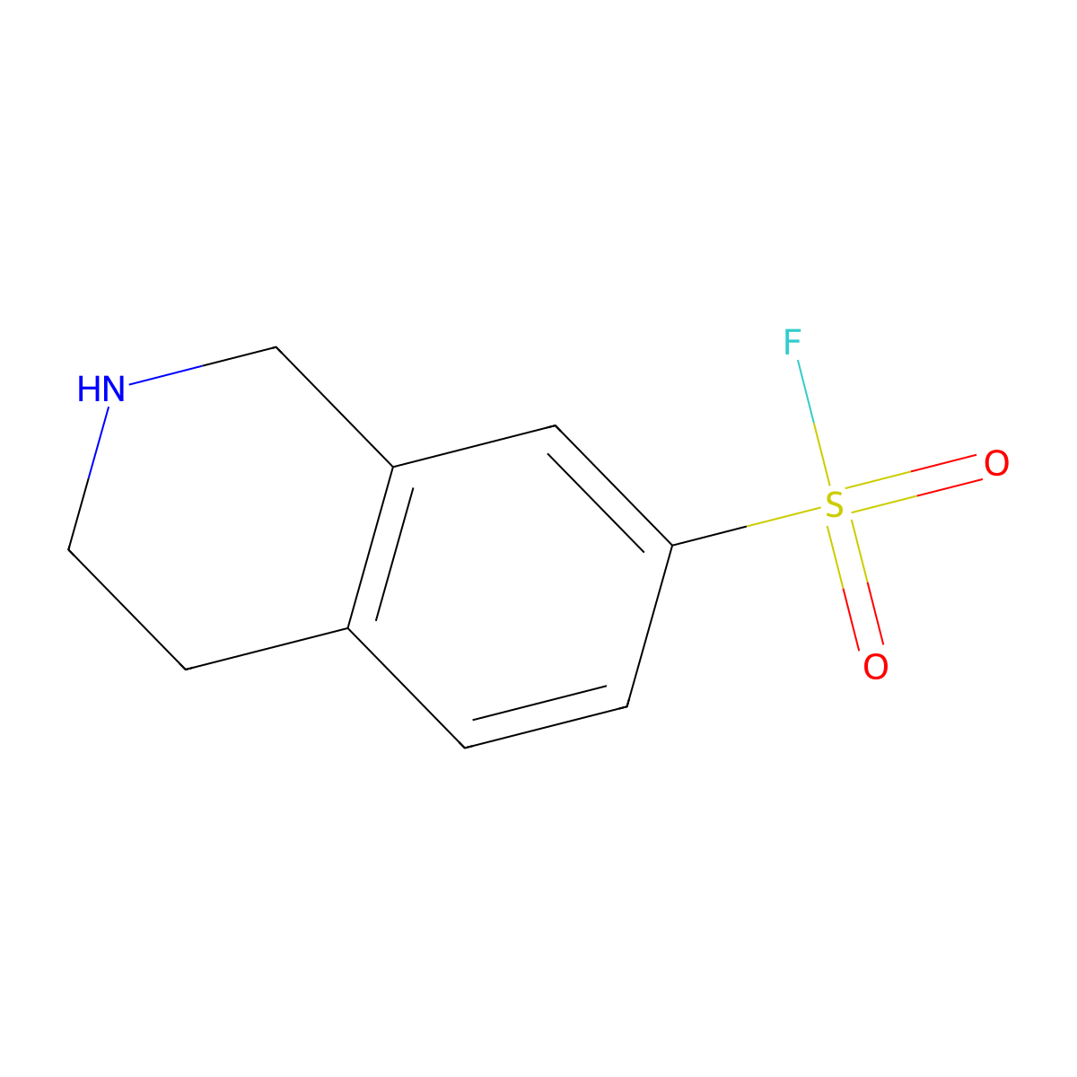 1,2,3,4-Tetrahydroisoquinoline-7-sulfonyl fluoride molecular structure, CAS 76258-59-8