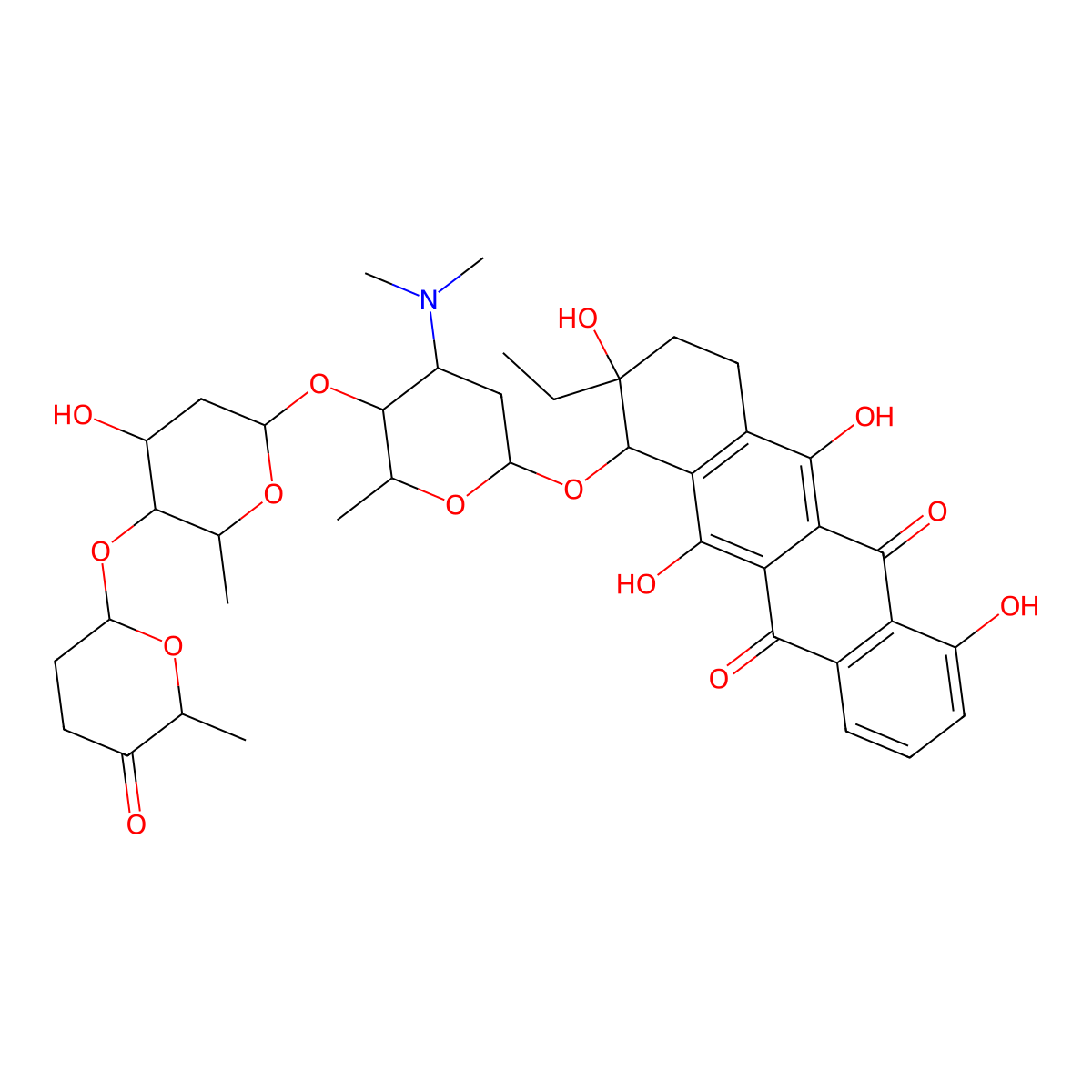 4''-Dehydrorhodomycin-Y molecular structure, CAS 76264-96-5