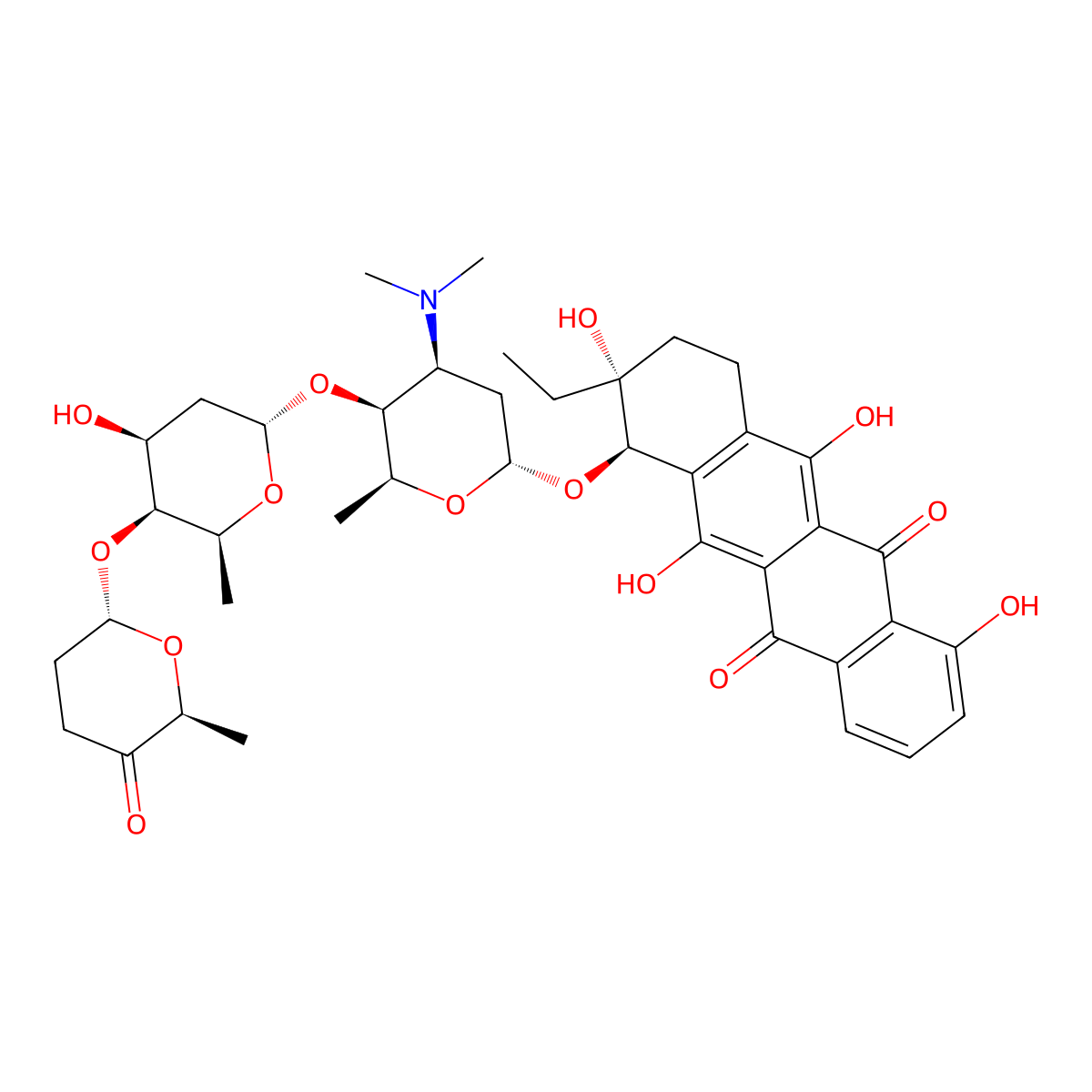 4''-Dehydrorhodomycin-Y molecular structure, CAS 76264-96-5