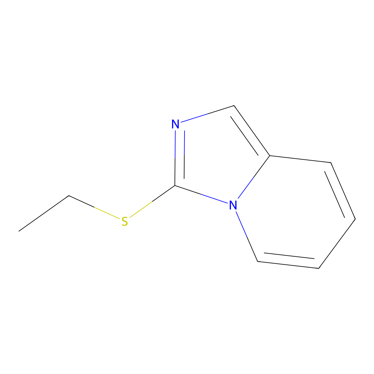 3-(Ethylsulfanyl)imidazo[1,5-a]pyridine molecular structure, CAS 76266-04-1
