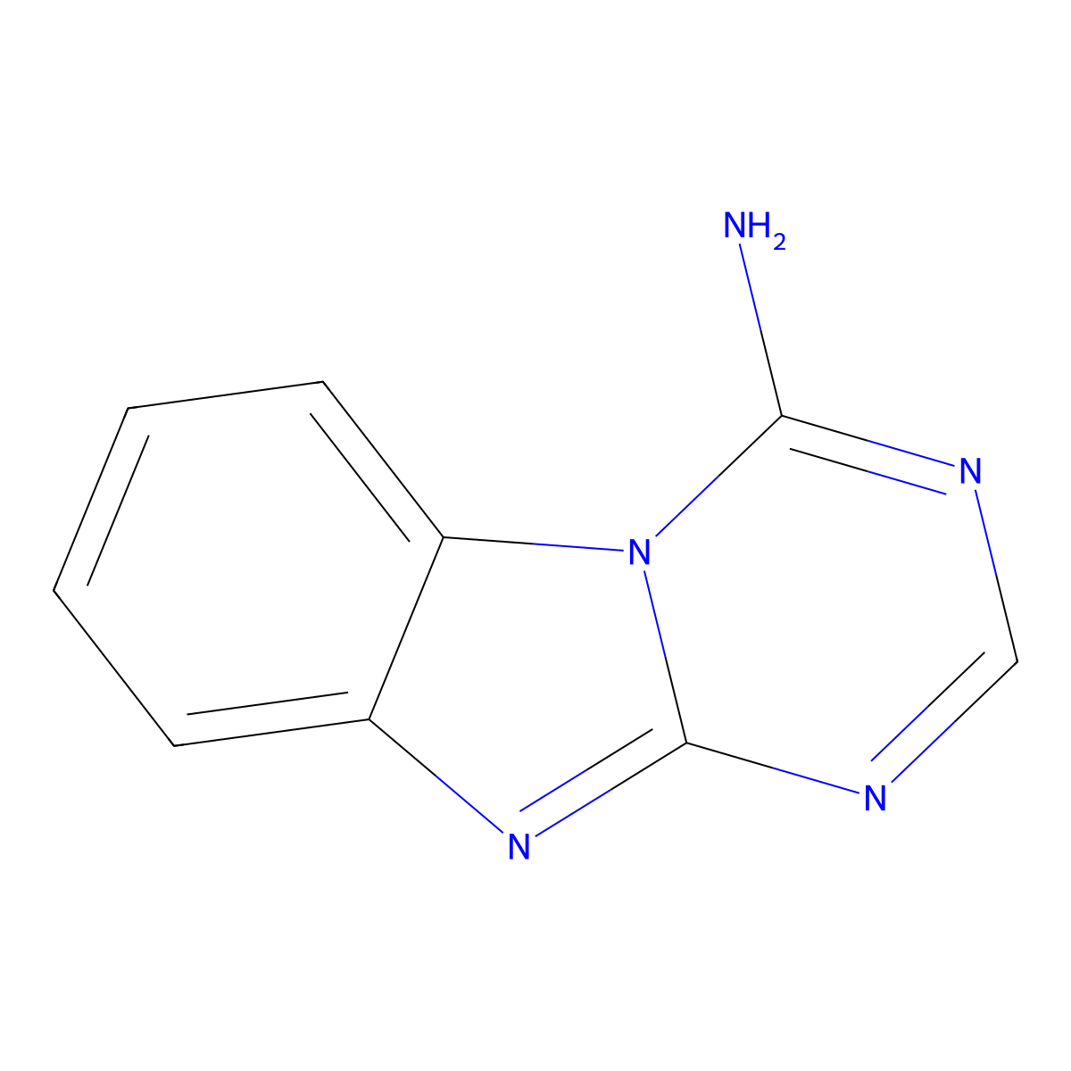 [1,3,5]Triazino[1,2-a]benzimidazol-4-amine molecular structure, CAS 76278-98-3