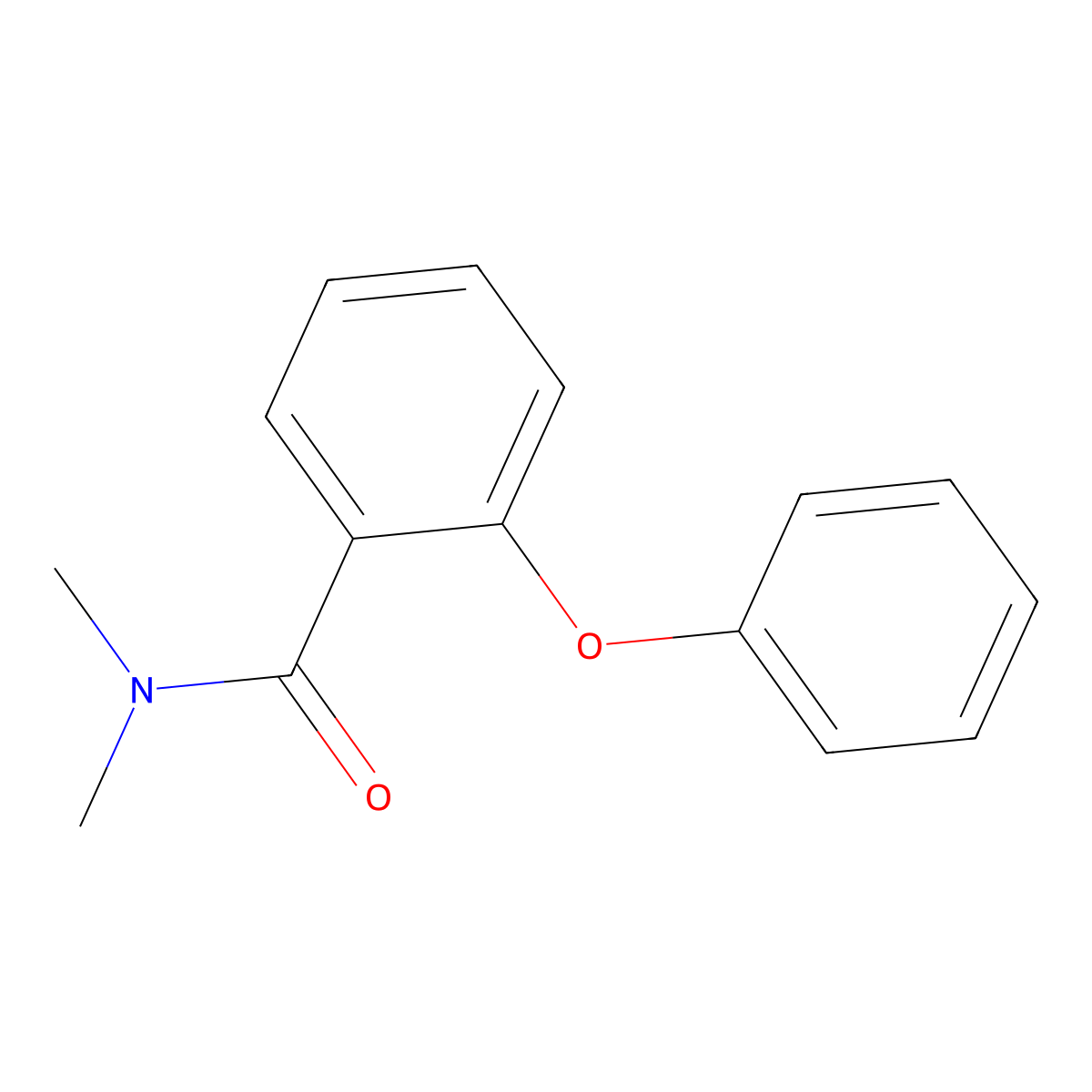 Benzamide, N,N-dimethyl-2-phenoxy- molecular structure, CAS 76279-39-5