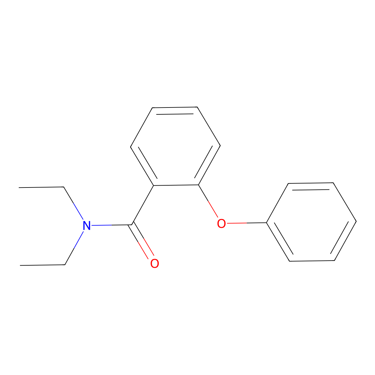 N,N-diethyl-2-phenoxybenzamide molecular structure, CAS 76279-43-1
