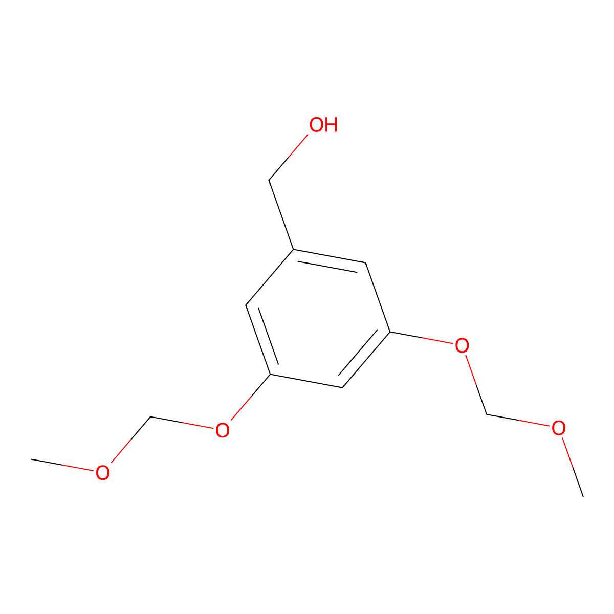 3,5-Bis(methoxymethoxy)benzylalcohol molecular structure, CAS 76280-60-9
