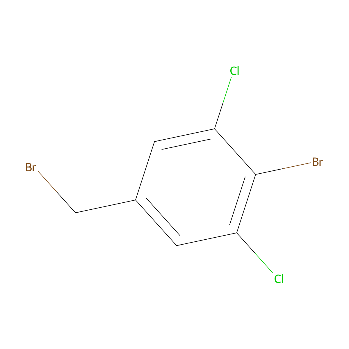 2-Bromo-5-(bromomethyl)-1,3-dichlorobenzene molecular structure, CAS 76283-11-9