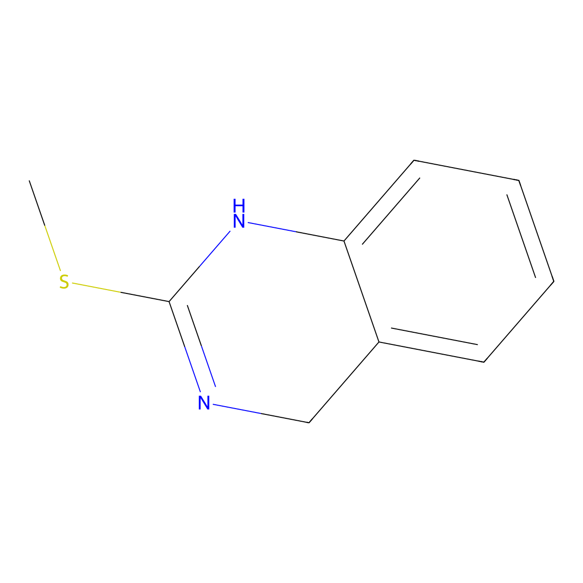2-(Methylsulfanyl)-3,4-dihydroquinazoline molecular structure, CAS 76285-44-4