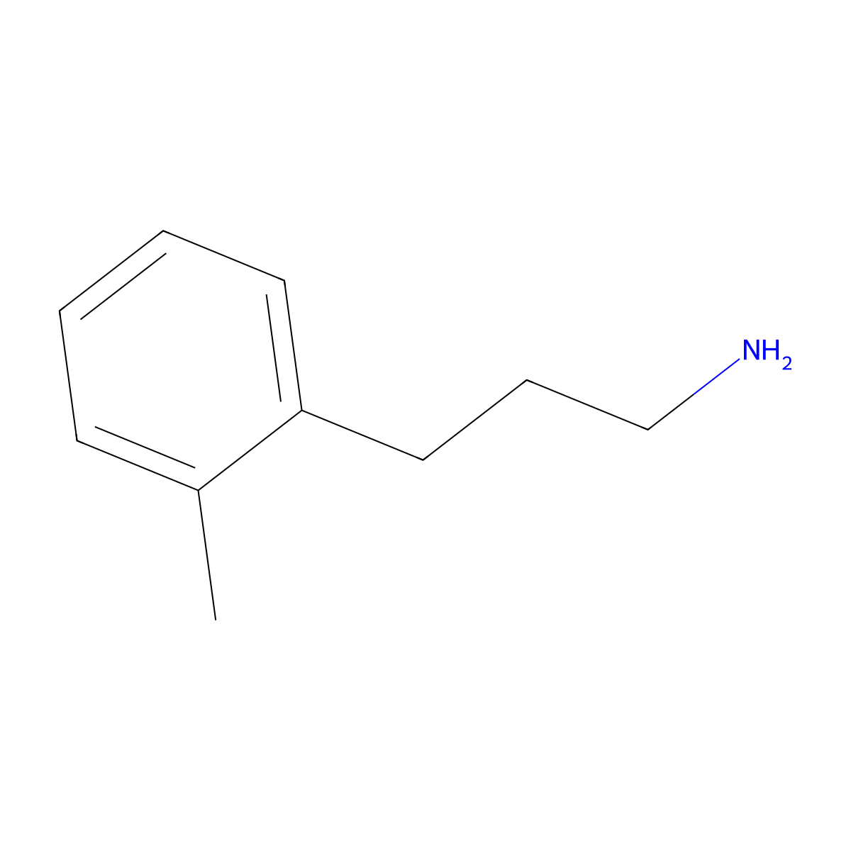 3-(2-Methylphenyl)propan-1-amine molecular structure, CAS 76293-74-8